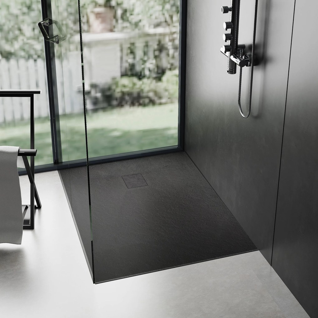Корито за душ кабина Magnum Black 100x80