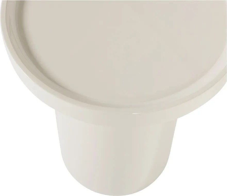 Гланцова кръгла странична масичка ø 40 cm Veluna – WOOOD