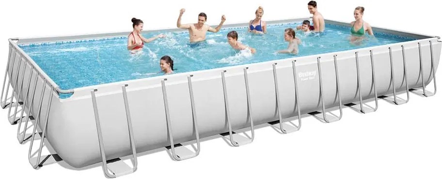Bestway - Сглобяем басейн Power Steel Rectangular 956 cm x 488 cm x 132 cm