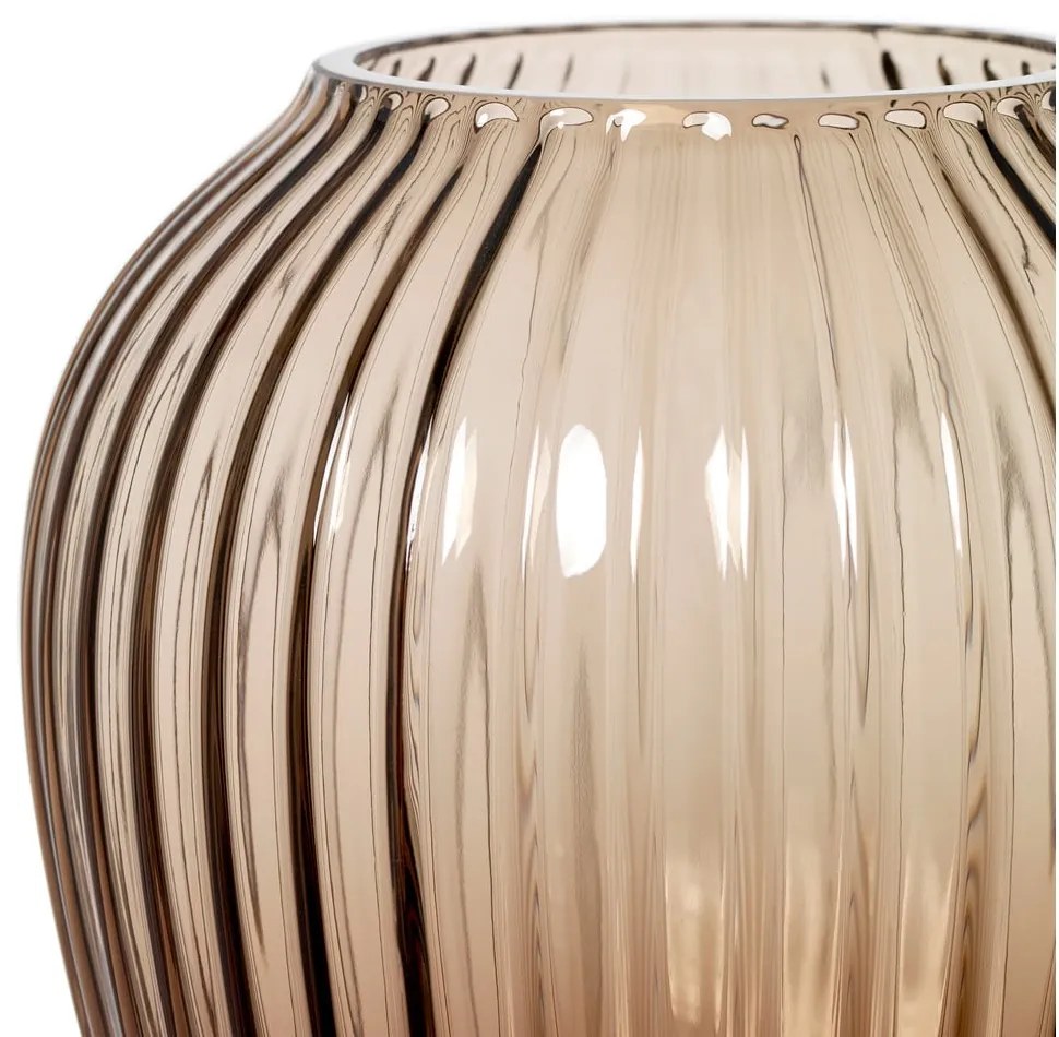 Ваза от кафяво стъкло, височина 18,5 cm Hammershøi - Kähler Design