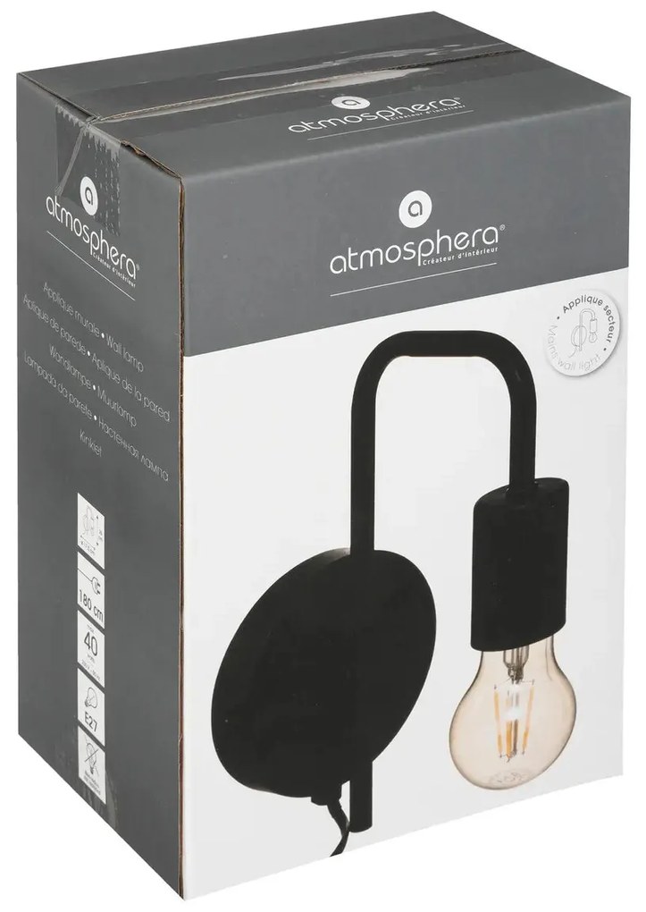 Лампа за стена atmosphera Keli, 17 cm - Мед