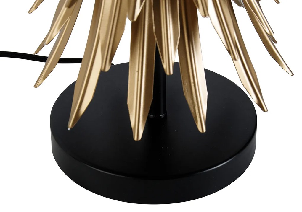 Маса за лампа в стил арт деко злато - Wesley