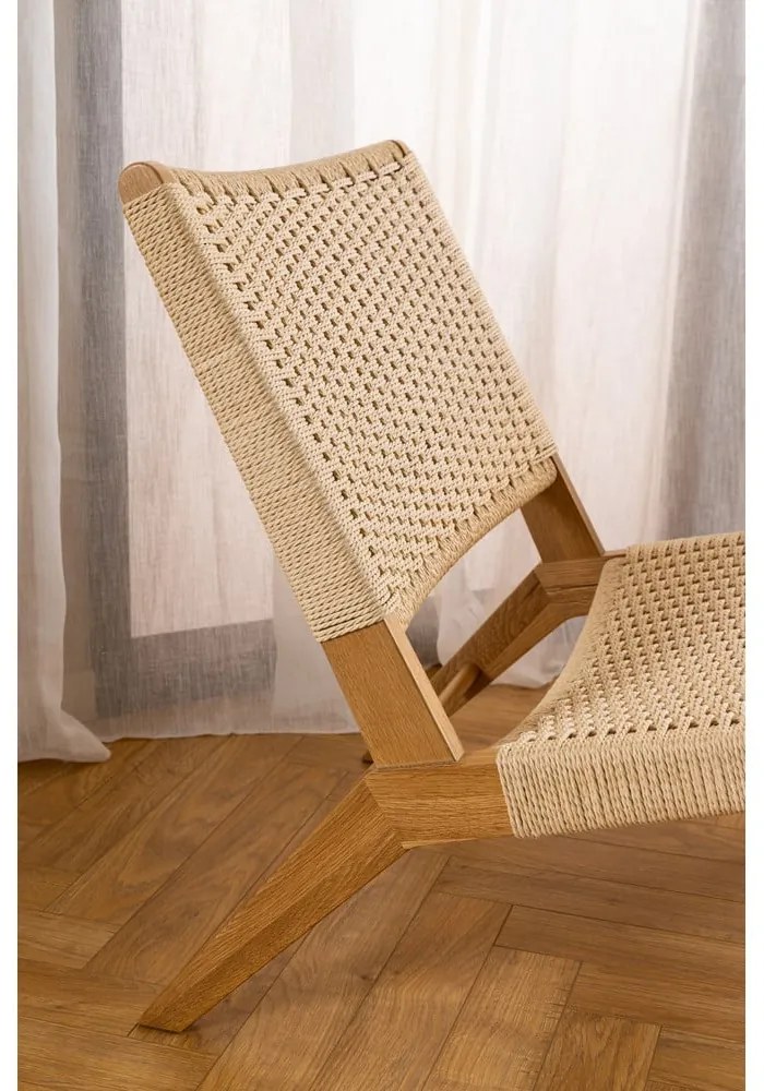 Фотьойл в естествен цвят Carson - Actona