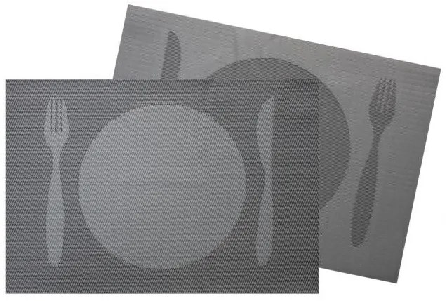 Horecano - Подложка сива с декор 30х45cм PVC (A0244)