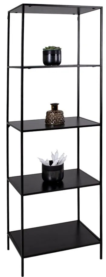 Черна етажерка в декор от ясен 51x170 cm Vita - House Nordic