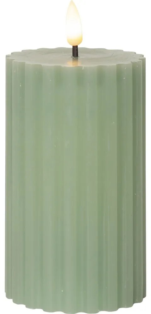LED свещ (височина 15 см) Flamme Stripe - Star Trading