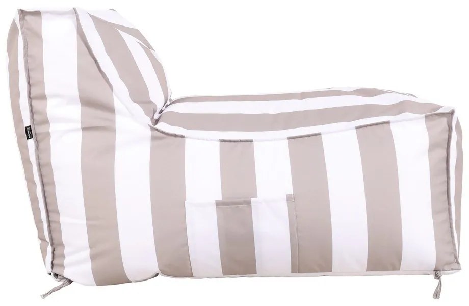 Градински чувал за сядане в бял и сив цвят – Bonami Essentials