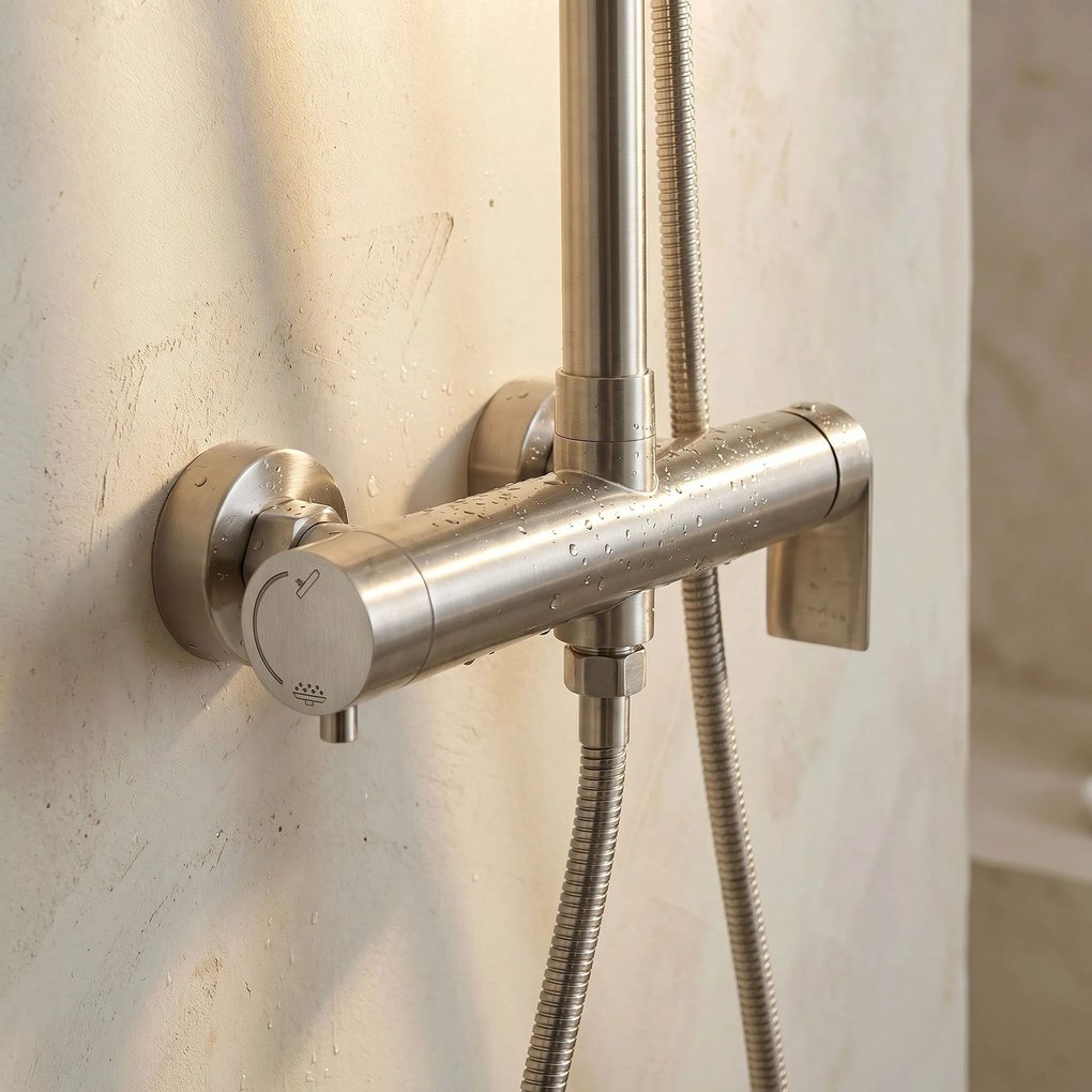 Комплект за душ Rea Hunter Brush Nickel