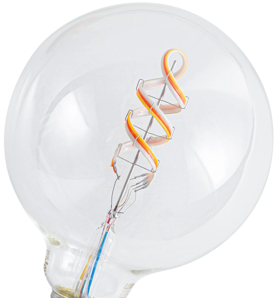 Интелигентни димируеми LED крушки E27 G125 RGBW 4W 250lm 2700K