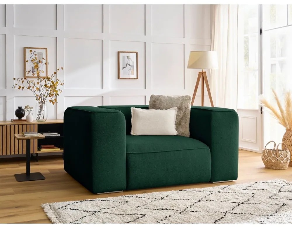 Тъмнозелено кресло Zephyr – Bobochic Paris