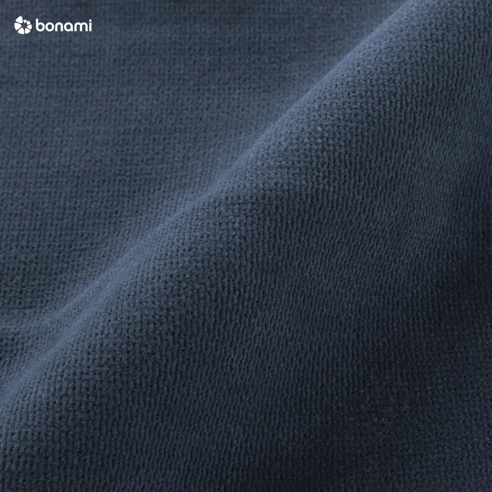 Пейка с чекмеджета от дъбова дървесина със синя седалка Retro - The Beds