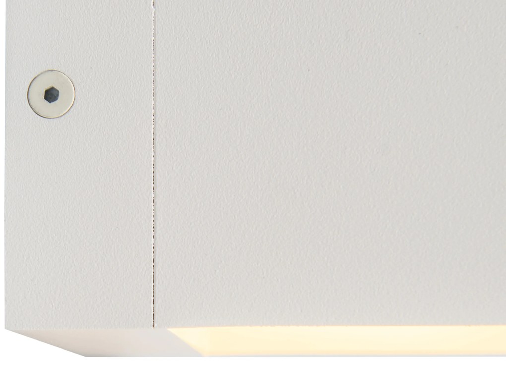 Модерна бяла стенна лампа със светлинен ефект - Transfer