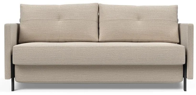 Бежов разтегателен диван с подлакътници , 160 см Cubed - Innovation