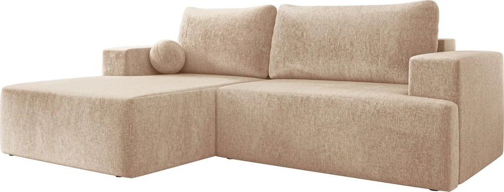 Ъглов Диван Миво-Бежов-Ляв