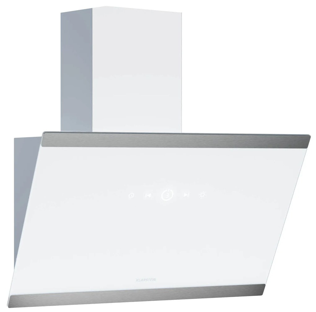Klarstein Аспиратор FlashLine, A++, 578 m³/h, 3 нива, докосване, безшумен, LED, извличане / рециркулация, 100 W