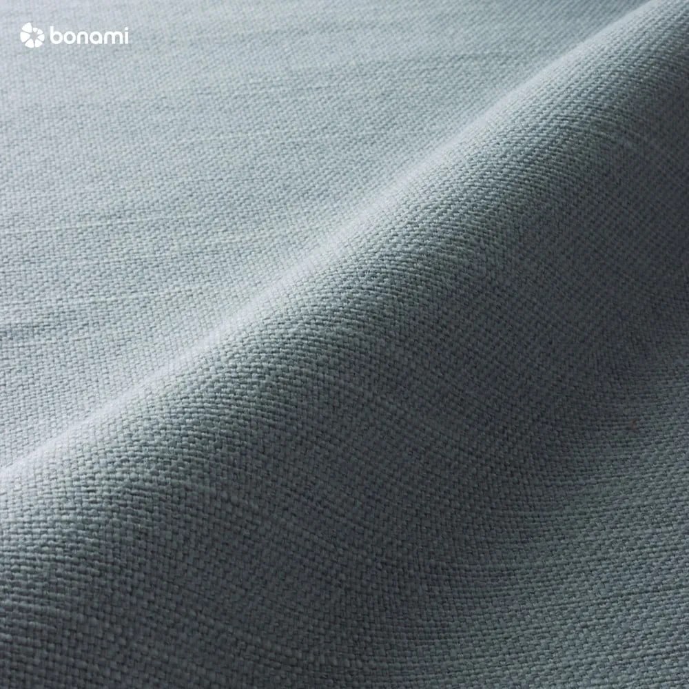 Светлосиньо двойно легло 160x200 cm тапицирано с място за съхранение с включена подматрачна рамка Lotte – Meise Möbel