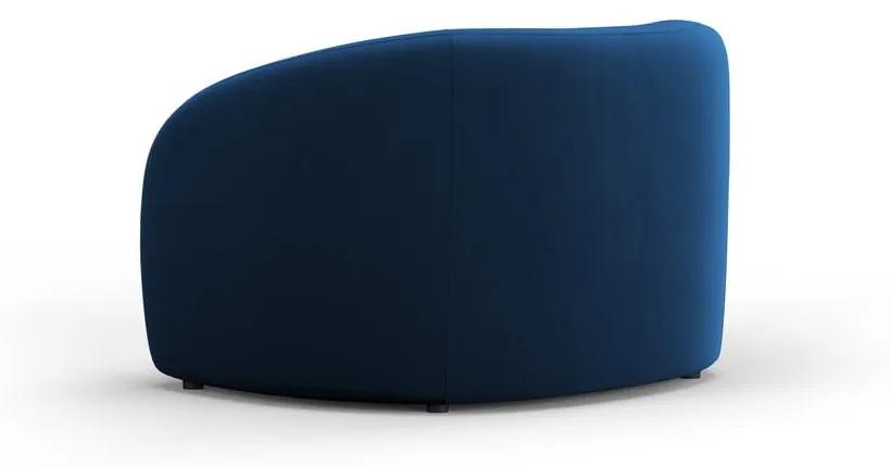 Синьо кадифено кресло Santi – Interieurs 86