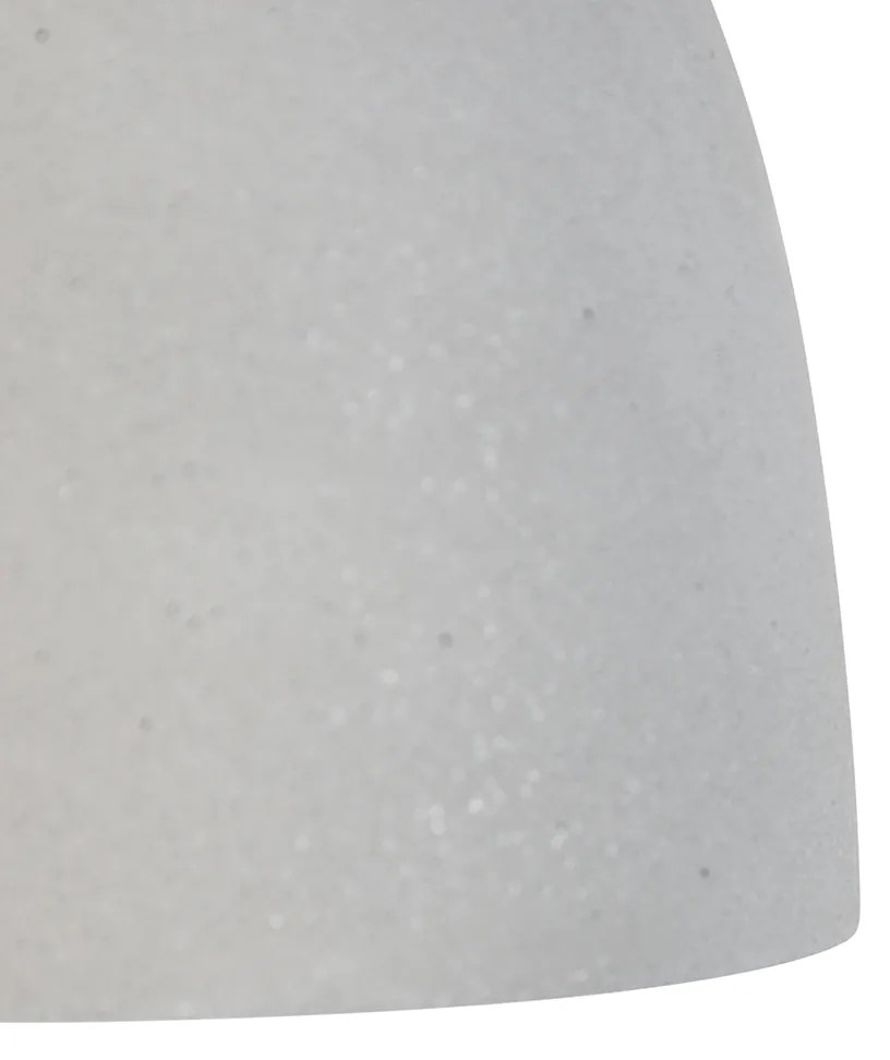 Moderne hanglamp zwart met grijs beton - Eton