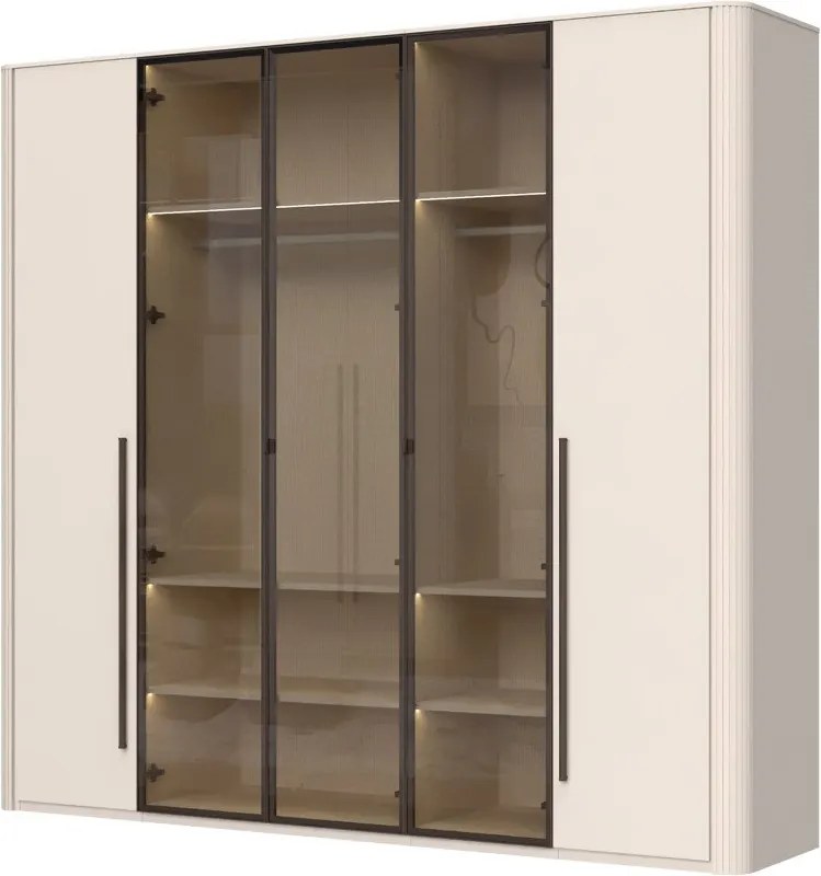 Гардероб Dutchess петкрил 3 стъкло
