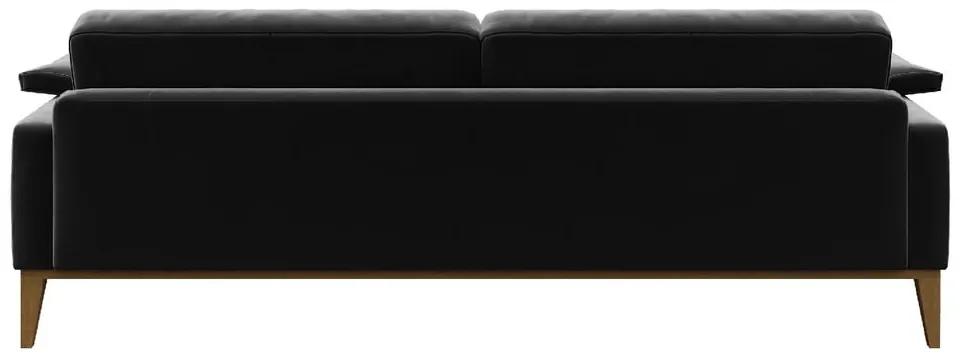 Тъмно сив кадифен диван 211 cm Musso - MESONICA