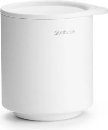 Кутия за аксесоари за баня Brabantia MindSet Mineral 1005687, Противоплъзгаща основа, Минерално покритие, Бял