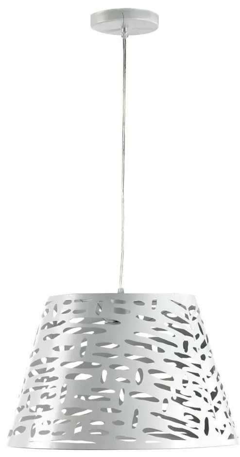 ONLI - Пендел RICKY 1xE27/15W/230V Ø 40 cm бял