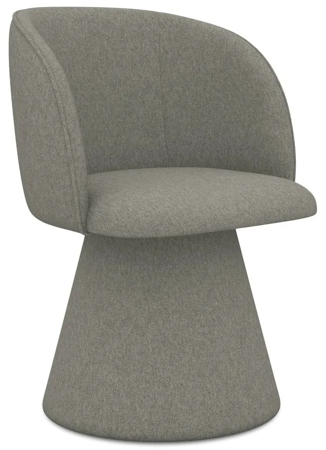 Сив тапициран трапезен стол Maia – Makamii