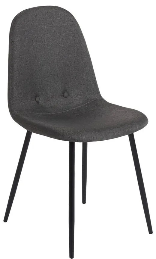 Комплект от 2 тъмно сиви трапезни стола Lissy - Bonami Essentials