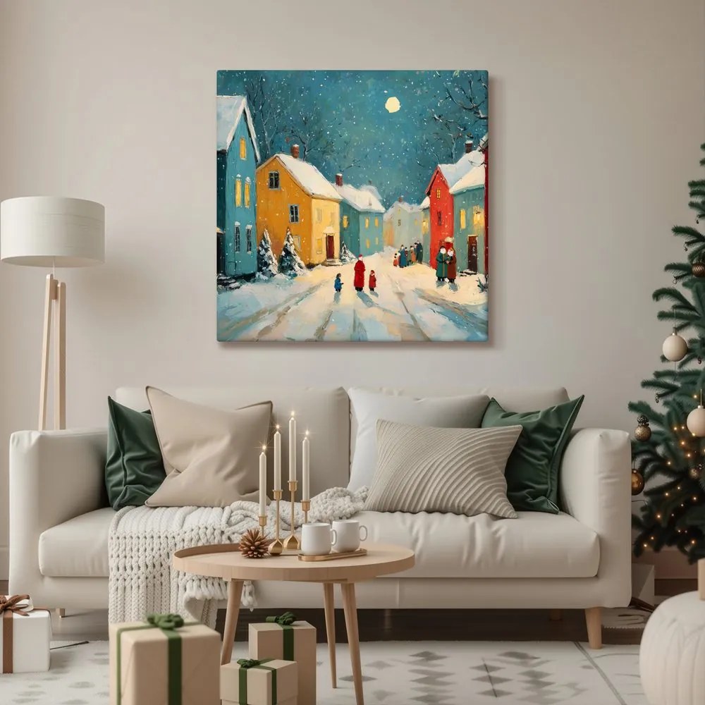 Картина на платно – Спокойна коледна нощ