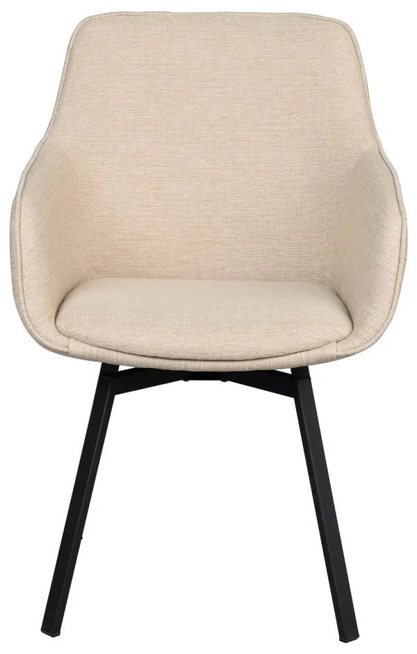 Бежови тапицирани трапезни столове в комплект 2 бр. Alison – Rowico