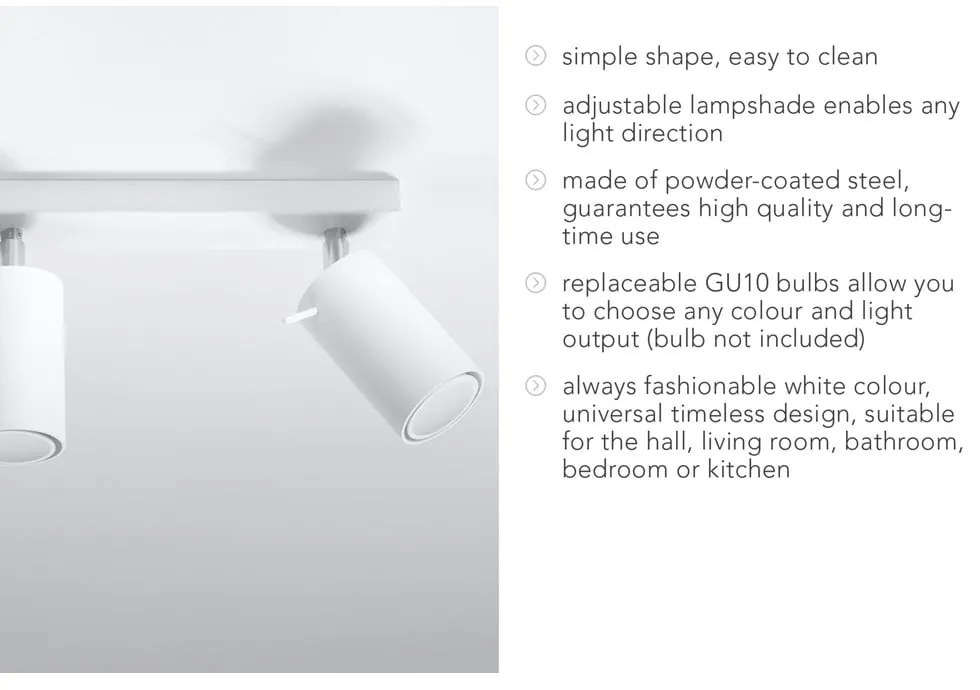Бяла светлина за таван Etna - Sollux