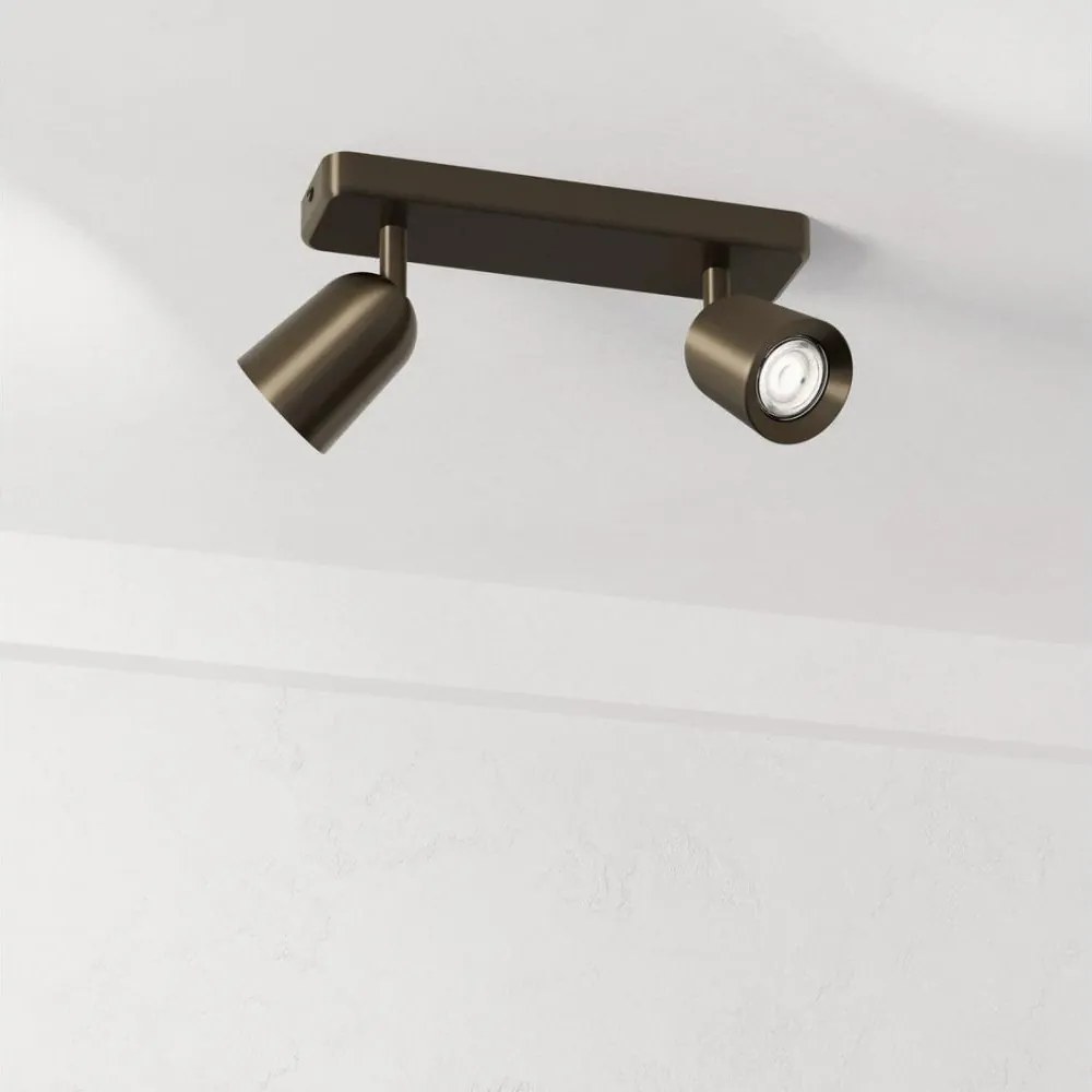 Eglo 901949 - Точково осветително тяло CAMALDOLI 2xGU10/10W/230V, бронзово