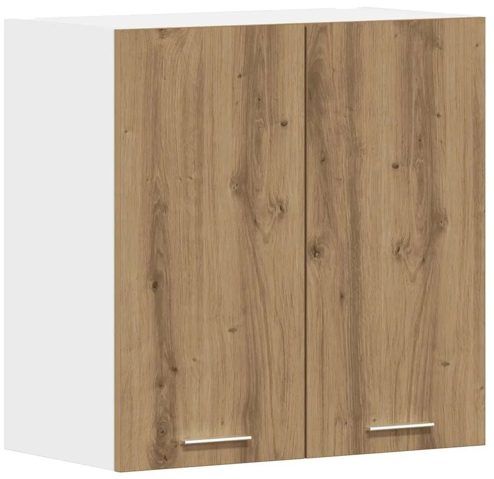 861148 vidaXL Кухненски стенен шкаф Artisan Oak 60x31x60 cm