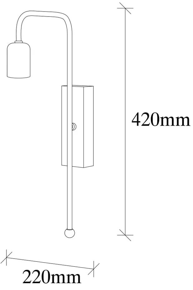 Стенна лампа в златист цвят Pahoma – Opviq lights