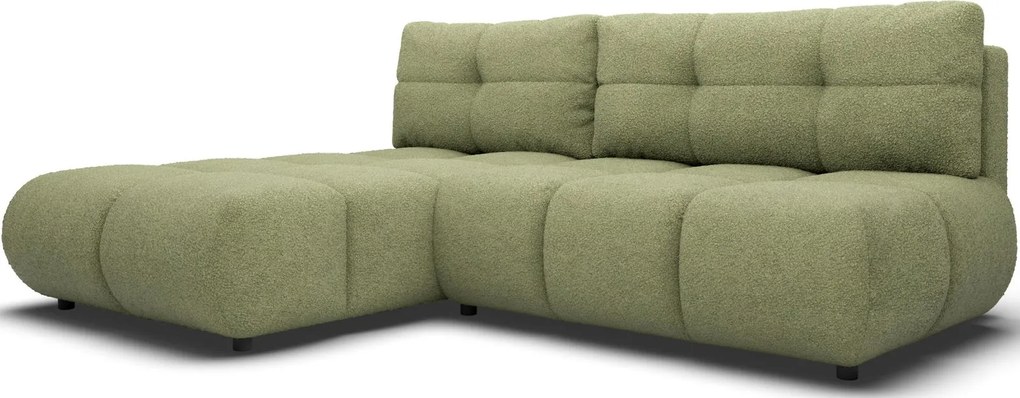 Ъглов Диван Лимо - Маслинен - Ляв