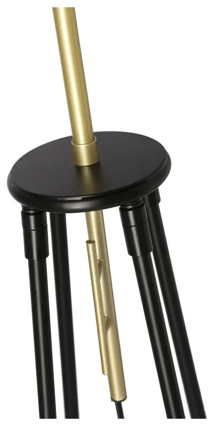 Черна подова лампа (височина 154 см) Tegola - Candellux Lighting