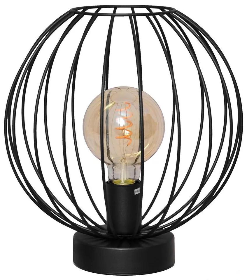 Настолна лампа MERCURE 1xE27/60W/230V черна