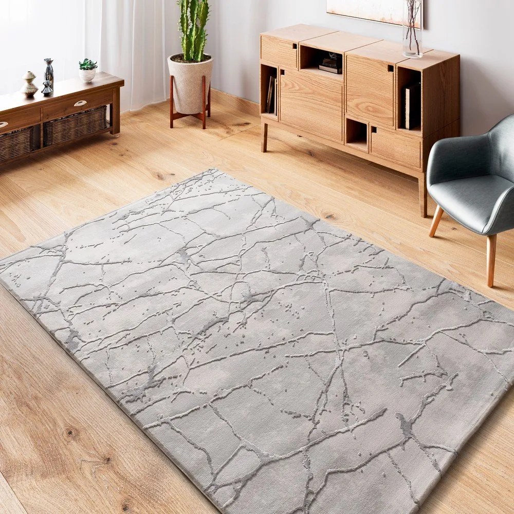 Сиво-бежов килим 192x290 cm Oris – Universal