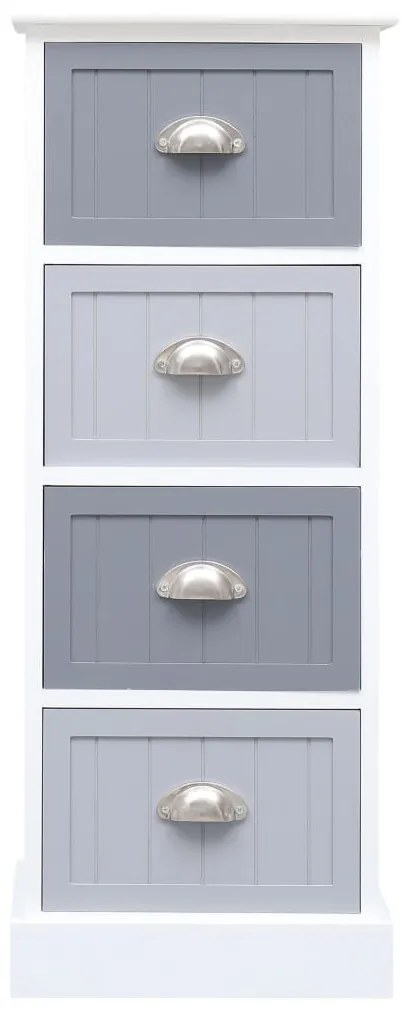 284078 vidaXL Страничен шкаф 35x30x90 см дърво пауловния
