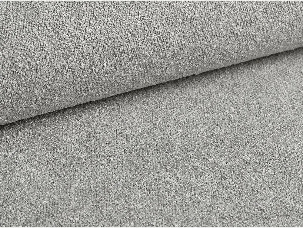 Сиво тапицирано двойно легло с място за съхранение и включена подматрачна рамка 200x200 cm Eric – Micadoni