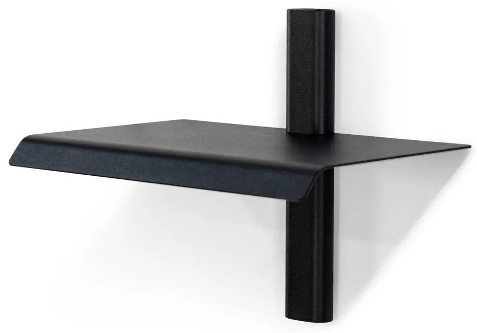Черен метален стенен рафт 28 cm Hola – Spinder Design
