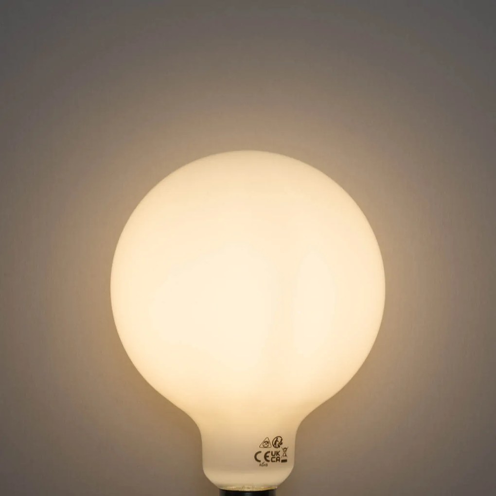 Комплект от 5 E27 3-степенна димируема LED крушка Opal G125 4W 450lm 3000K