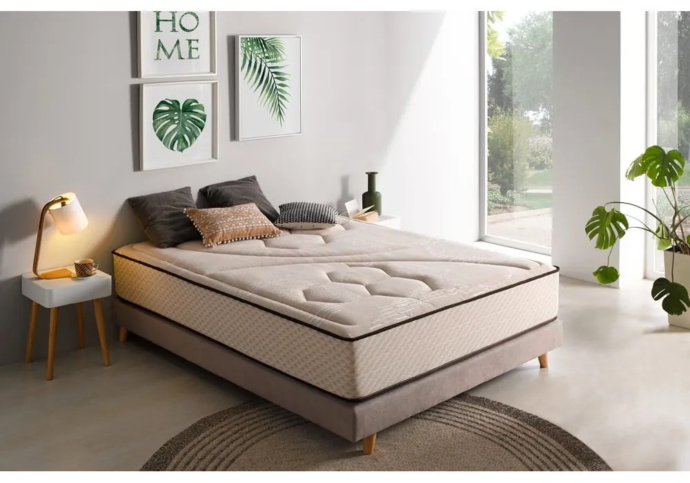 Твърд/средно твърд терморегулиращ матрак с пяна с две лица 80x200 cm Tempus Gold – Moonia