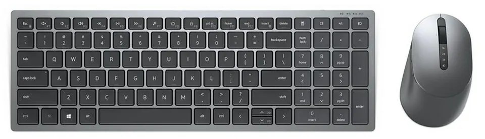 Клавиатура Dell KM7120W Черен Сив Титанов QWERTY