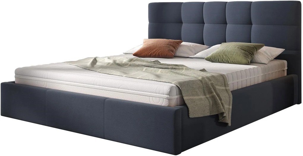 Тапицирано легло Swift-Синьо-180 x 200