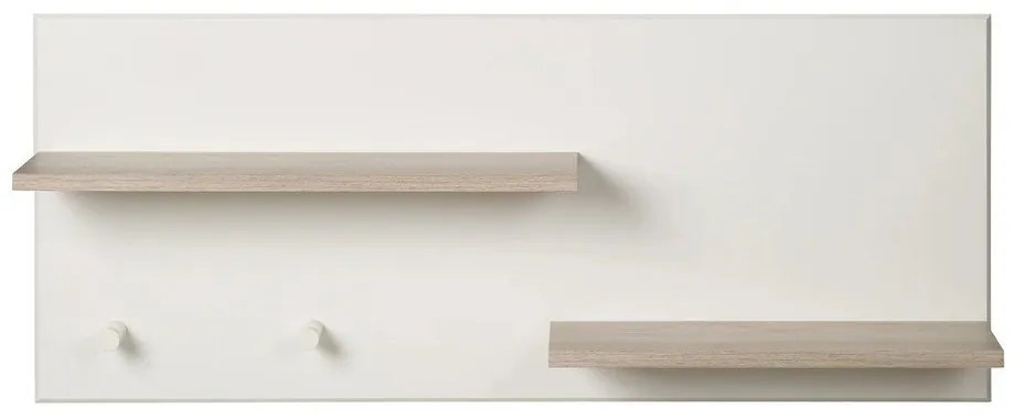 Бяла детска закачалка от декор от бряст Felicia – Roba