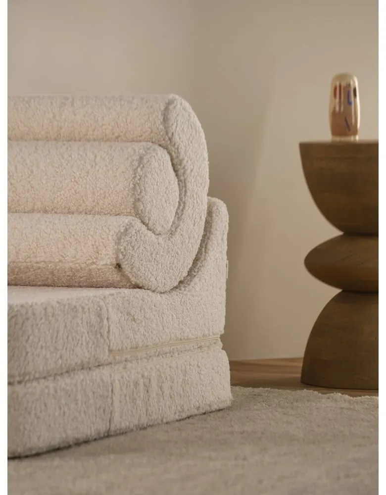 Кремав детски стол от букле Flipster – Wigiwama