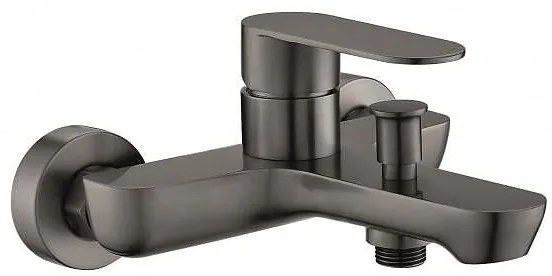 Стенен смесител за вана и душ ВЕНЕЦИЯ ICF 6066328GG, сив, 17.6х9.6x19см