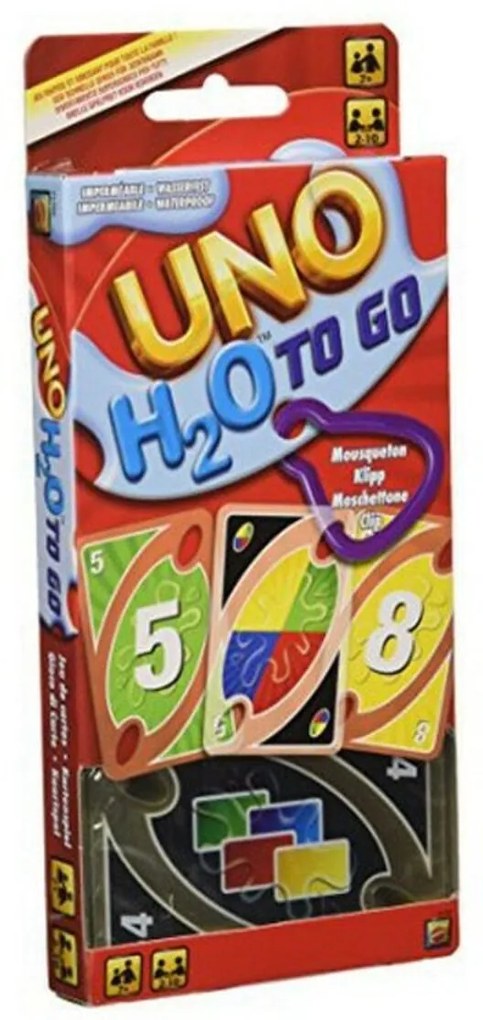 Настолна игра Uno H2O To Go Mattel