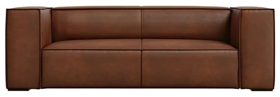 Кафяв кожен диван 212 cm Madame - Windsor &amp; Co Sofas